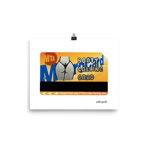 METRO BOOTY 8 X 10 POSTER