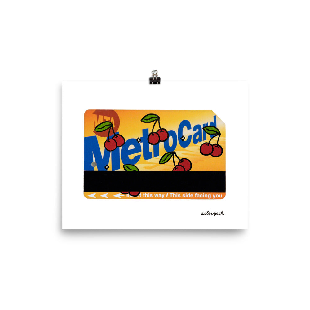 METRO CHERRY 8 X 10 POSTER