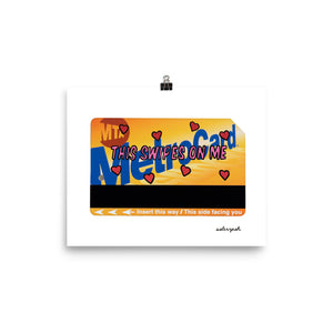 METRO SWIPE 8 X 10 POSTER
