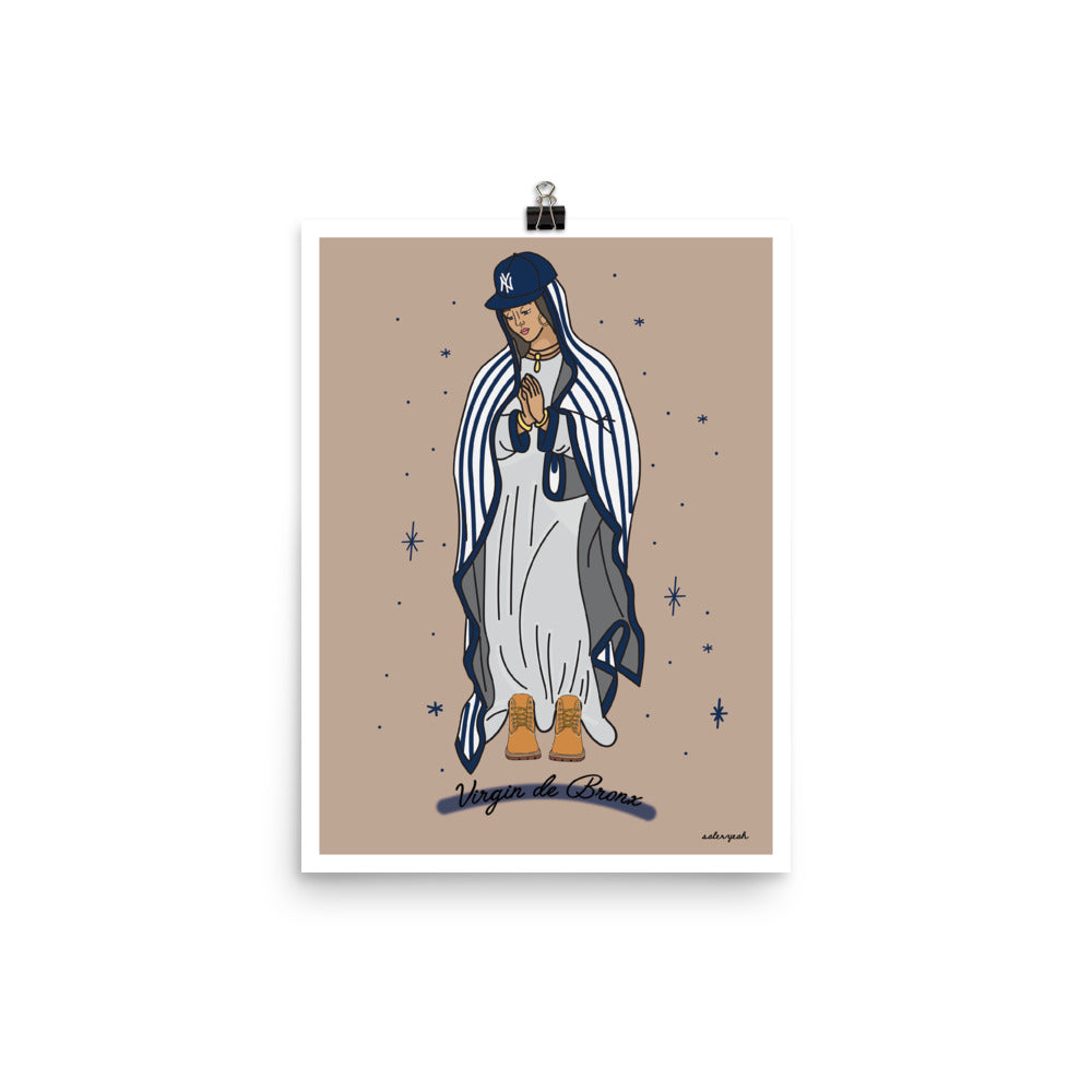 VIRGIN DE BRONX 12 X 16 POSTER