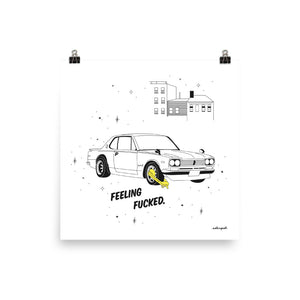 FUCKED 14 X 14 POSTER